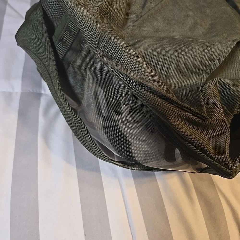Genuine Issue Zippered Gear Improved Transport‎ Duffel Bag Olive Drab Green